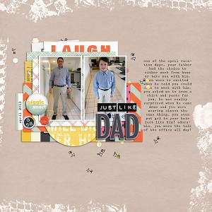 just like dad