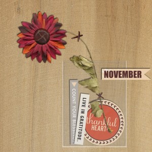 November Gratitude Book - Cover