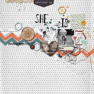 She is...