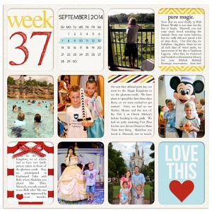 Project Life 2014 Week 37 (Left)
