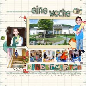 first week in kindergarten page 1