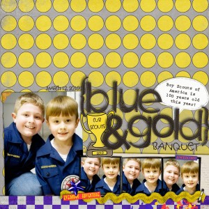 blue & gold