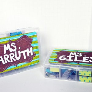 Back to School teacher goody boxes
