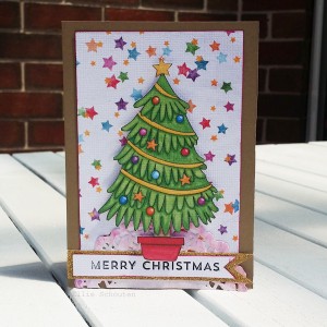 Christmas tree Hybrid Card