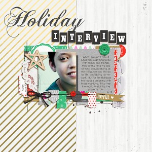 Holiday Interview :Adon