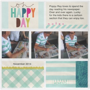 Poppy Ray and his paper