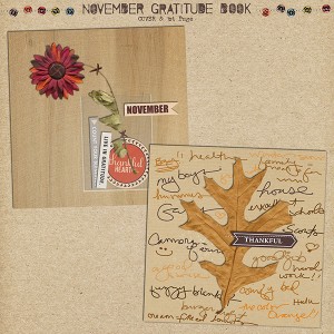November Gratitude Book - Cover