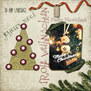 Dec AJ 12 days - Day 3 - Merry Christmas