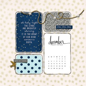 December 2015 Calendar Page