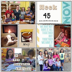 Project Life Week 45 - right