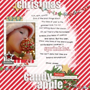 Christmas Candy Apple
