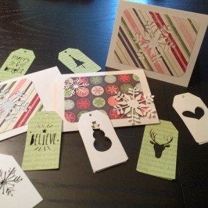 2014 Christmas cards and tags