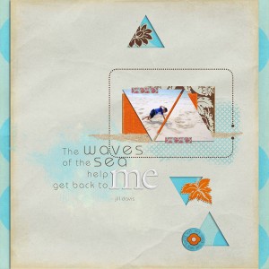 the waves