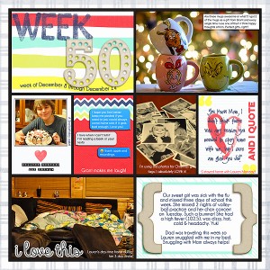 Project Life | Week 50 (Left Side)