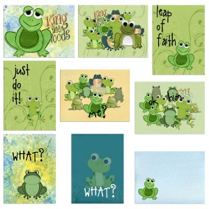 Ten Frogs a leaping