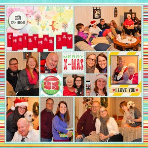 2014 Project Life Week 52 Christmas Day (left side)