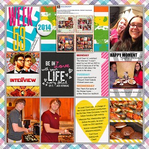2014 Project Life | Week 53 (Left Side)