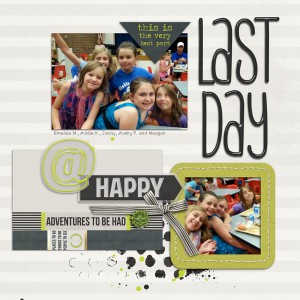 last day of school (left)