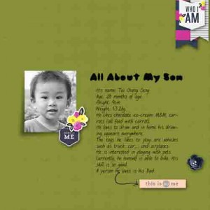 2015 MOC - Day 6 - All About My Son