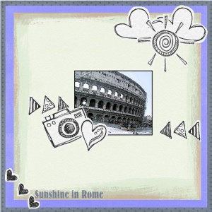 sunshine in Rome