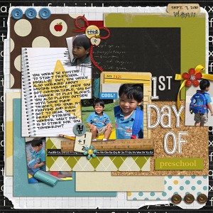 1st Day of Preschool