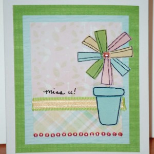 **miss u** Card