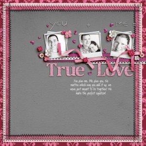 you + me = True Love