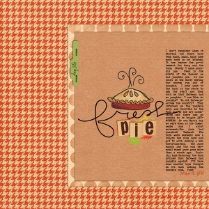 day 286:  fresh pie