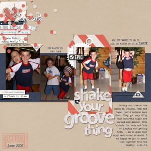 shake your groove thing  -- Polly Picks- Ashley