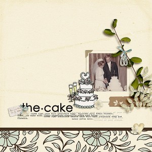 the cake