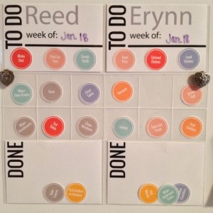Pocket Page Chore Chart!