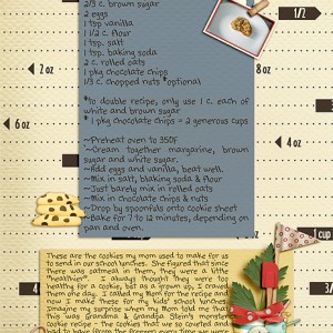 MOC #17 Oatmeal Chocolate Chip Cookies