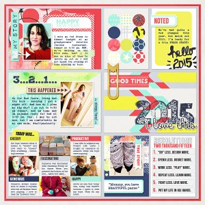 Project Life 2015 - Week 2 template - RIGHT - amymarieschn
