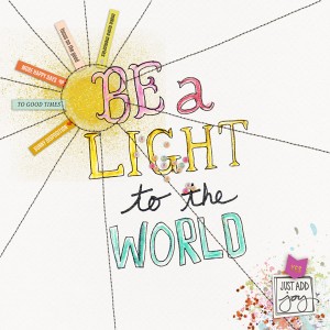 be a light