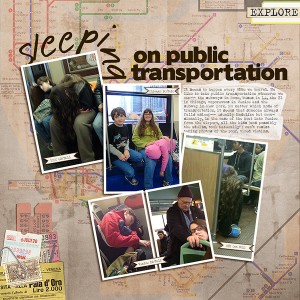 Sleeping on Public Transportation
