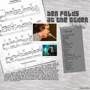 Ben Folds at the Ogden