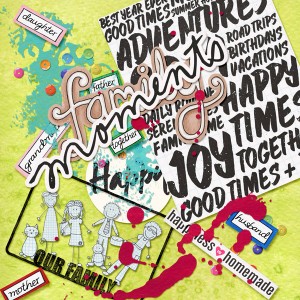 Challenge 24: Art Journal - Family