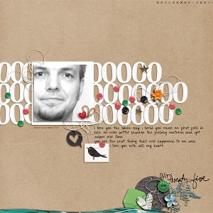MOC challenge 25 Love You To The Moon And Back | right page