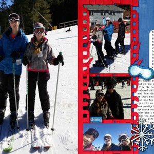 ski trip #2 MoC Day 25- double pager