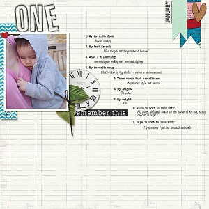 One
