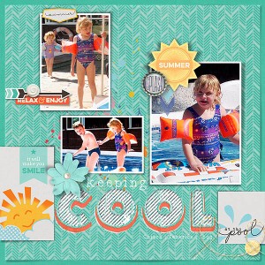 keeping cool at the pool