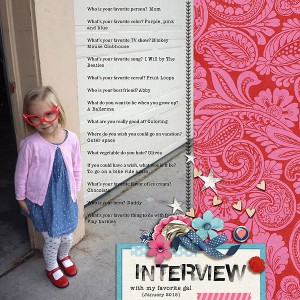 interview with my favorite gal - MOC day 26