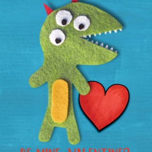 eyes on you- valentine card