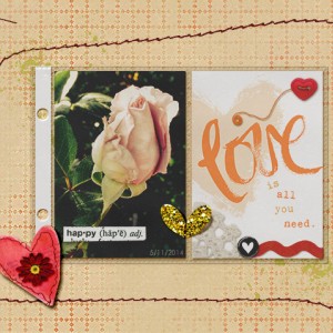 Love (Feb wk2 AJ Pocket challenge)