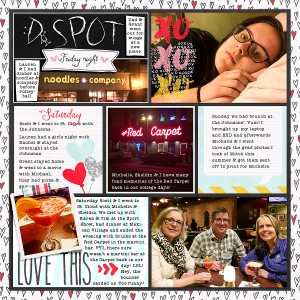 2015 Project Life Week 6 (Right Side)