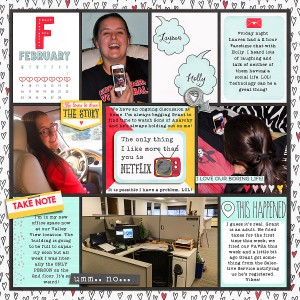 2015 Project Life Week 6 (Left Side)