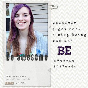 Be awesome