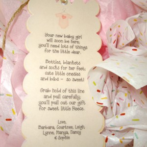 Baby Shower Gift Tag