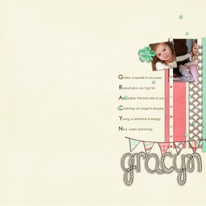 Gracyn - Acrostic