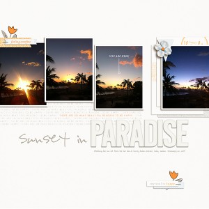 Sunset in Paradise